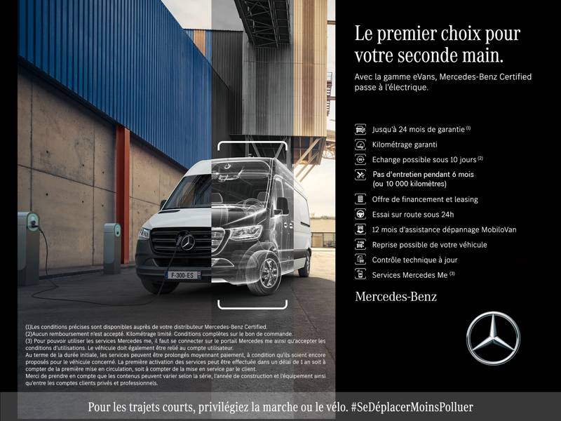 Image Mercedes-Benz CLASSE V V 300 d XL / L3 - 8 places - Avantgarde  - 68 490 € HT